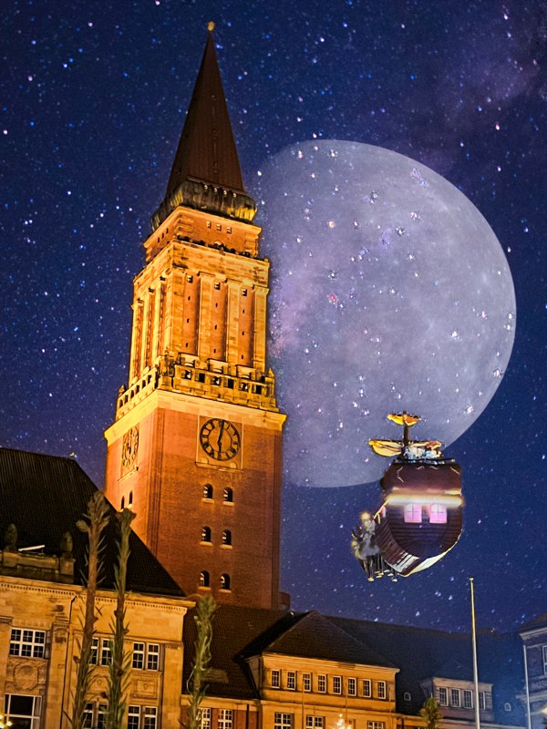 Alle schauen nach oben